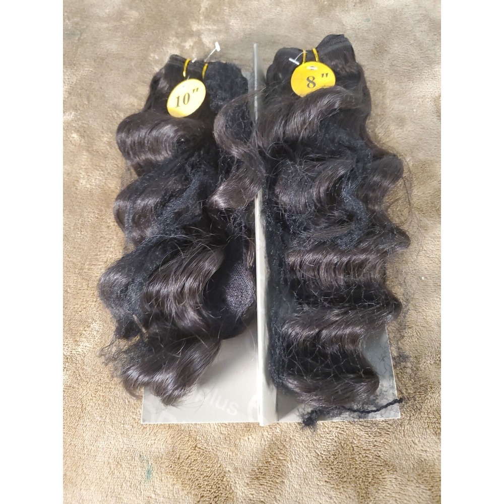 A Plus Wig Locks 8,10,12,14" Multi-Piece Dark Brown